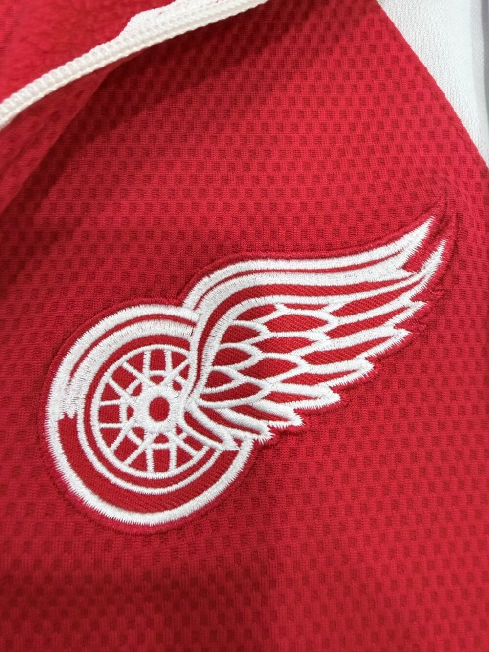 Detroit Red Wings NHL 1/4 Zip Pullover Jacket Womens L Fleece Lined Carl Banks - Picture 8 of 13